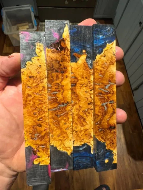 Super Rare Hickory Burl Hybrid Pen Blanks