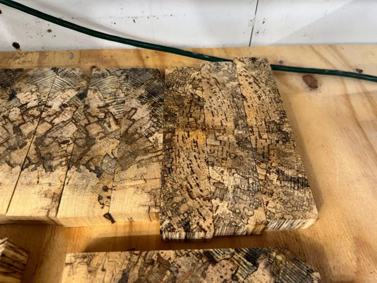 17 blocks of Spalted Hackberry Dry (PACKAGE DEAL!!)