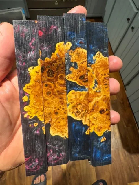 Super Rare Hickory Burl Hybrid Pen Blanks